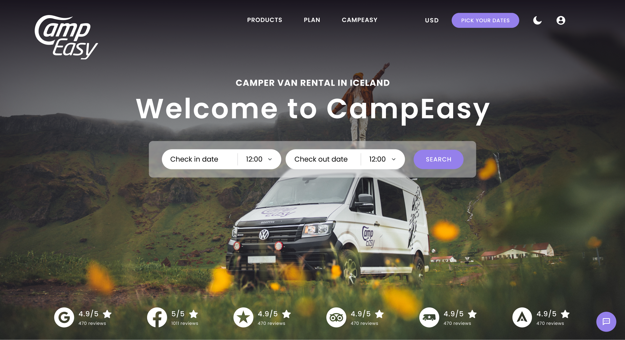 CampEasy project preview